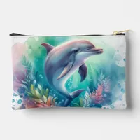 Dolphin Under the Sea Accessory Pouch