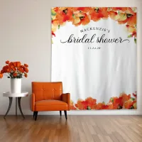 Elegant Golden Poppy Bridal Shower Backdrop