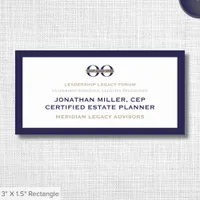 Professional Business Event Name Tag