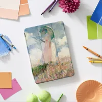 Woman with Parasol Claude Monet Vintage Art iPad Air Cover