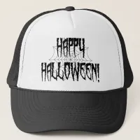 Halloween Spider Fingers and Web Trucker Hat