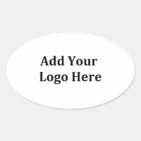 Add Your Logo Personalize Business  Logo Stickers