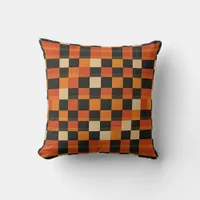 Retro Game Board Check 16 inch Throw Pillow