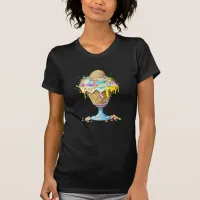 Yummy Whimsical Ice Cream Sundae T-Shirt