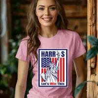 "Kamala Harris" Let's Win This T-Shirt