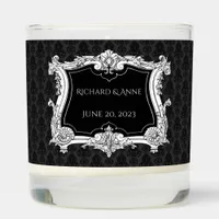 Romantic,Elegant French Framed Wedding  Scented Candle