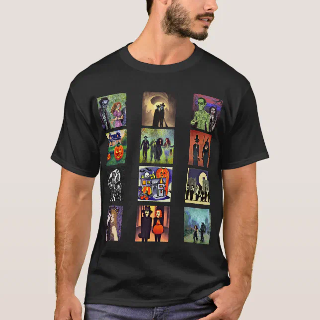 Halloween patchwork T-Shirt