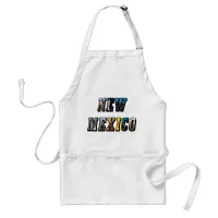 New Mexico, USA Text Adult Apron