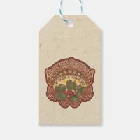 Christmas and Yule Blessings Holiday Gift Tag