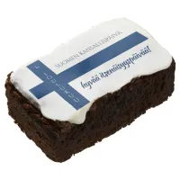 Suomen Kansallispäivä Finnish National Day Flag Brownie