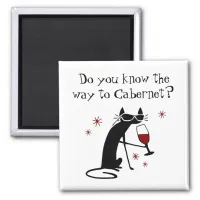 Do You Know the Way to Cabernet? Wine Pun Magnet