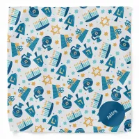 Happy Hanukkah Dog Bandana