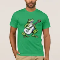 Funny Frog Playing Guitar T-Shirt