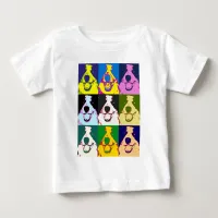 Border Collie Pop Art Baby T-Shirt