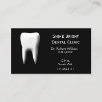 Dental businesscards with appointment card