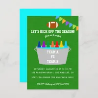 Kick off the season Football Match Party Invite