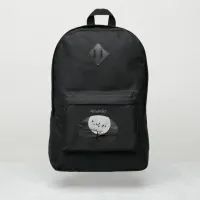 Spooky Ravens Flying Against the Full Moon Port Authority® Backpack