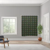 Geometric Squares & Rectangles Kids Multicolor Blackout Curtains