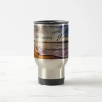 Each Day Holds Something to be Grateful For Quote Travel Mug