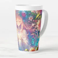 Magical Ethereal Anime Girl  Latte Mug