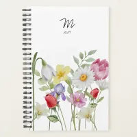 Pastel Floral Trendy Watercolor Custom  Planner