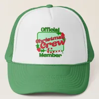 Christmas Crew Member Epic Family Motto Trucker Hat