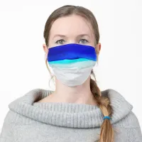 Pretty Watercolor Beach Colors Adult Cloth Face Mask
