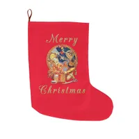 Last Package Large Christmas Stocking