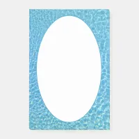 Swimming Pool Cool Blue Water Print Post-it Notes