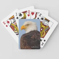 Beautiful Bald Eagle in a Tree Playing Cards