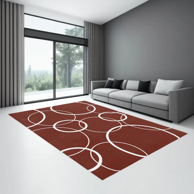 Overlapping Chocolate Circles Venn Diagrams Rug