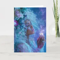 *~* Magical Woman CANDLE SC4 Esoteric BLANK Thank You Card