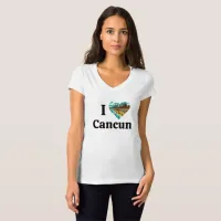 I Love Cancun, Mexico T-Shirt