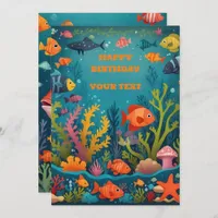 Happy Birthday Card - Personalize BD Card