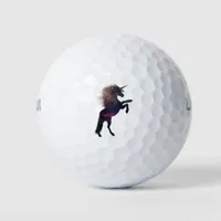 Magical Unicorn Space Nebula Golf Balls