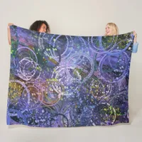 Abstract  fleece blanket