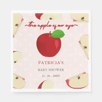 Apple of Our Eye Fall Girl Baby Shower Napkins