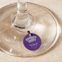 ID Tag 'Spinny Ninny' Wine Glass Charm
