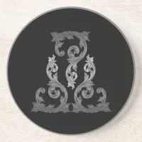 Elegant Ornate Goth Design Coaster