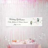 Rustic Woodland Love Birds Celebration