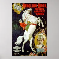 Vintage Ringling Bros. World's Greatest Shows Poster