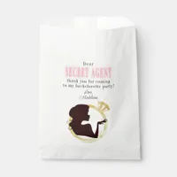 Secret Agent License Party Bachelorette Itinerary Favor Bag