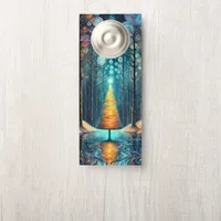 Iridescent Holiday Dream 🎄 Glowing Christmas Tree Door Hanger