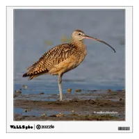 Profile of a Long-Billed Curlew Wall Sticker