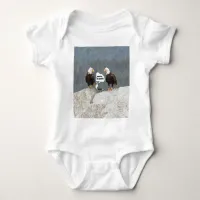 Funny Eagles and Seagull Baby Bodysuit