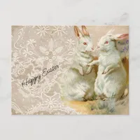 Vintage Easter Rabbits Postcard