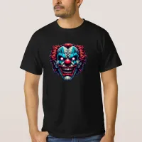 Scary Clown Face Ai Art T-Shirt