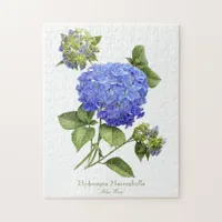 Blue Hydrangeas Jigsaw Puzzle