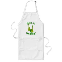 Guac Medley Guacamole Avocado Guitar Slogan Long Apron