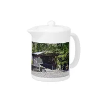 Clarkson Covered Bridge Alabama  Teapot